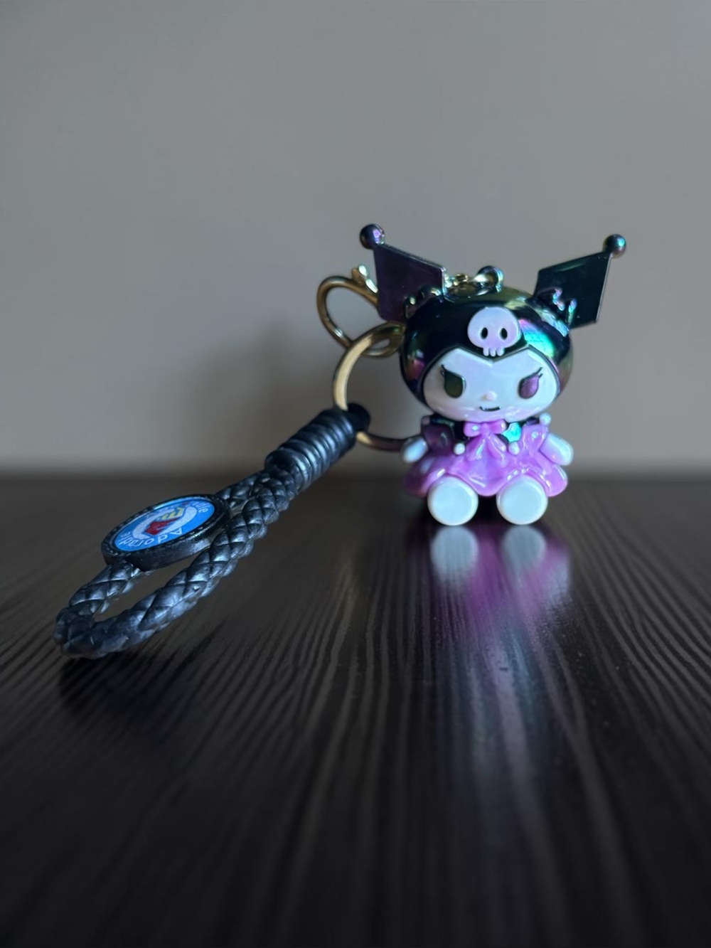 Sanrio Iridescent Kuromi Keychain